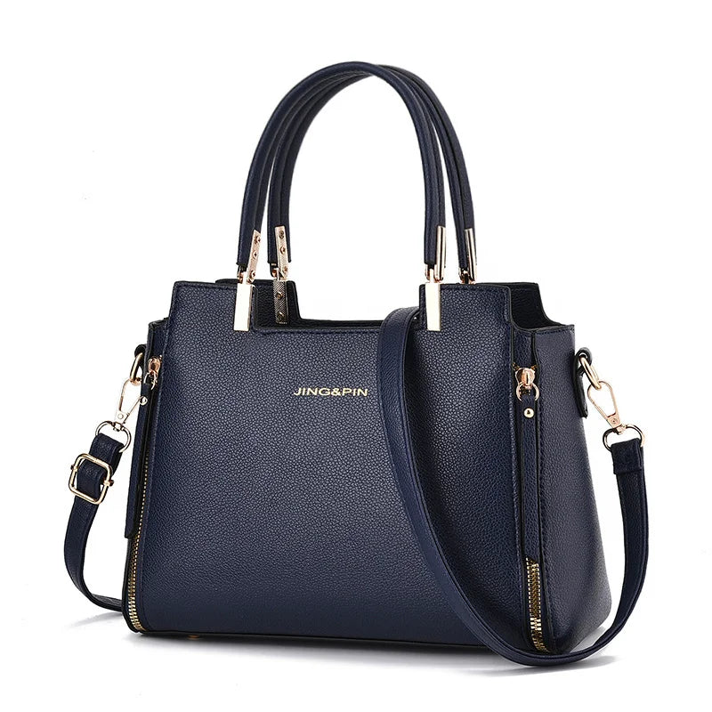 2024 New Crocodile Pattern Large Capacity Versatile Fashion Retro Simple Elegant Temperament Women's Shoulder Bag