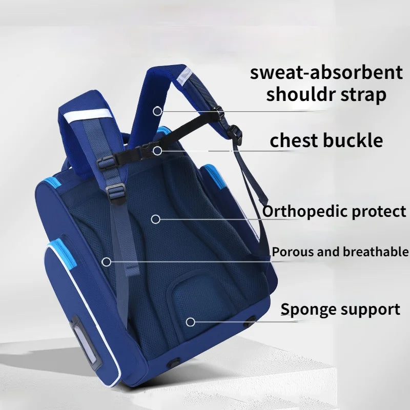 Waterproof Children School Bags Boys Girls Cute Kids Cartoon Kindergarten Schoolbag Orthopedic Primary School Backpack Mochila