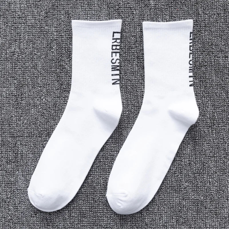 Men's Cotton Socks Large Big Plus Size 45 46 48 Business Short Socks White Classic Sox Hip Hop Meias Calcetines Hombre Male Soks