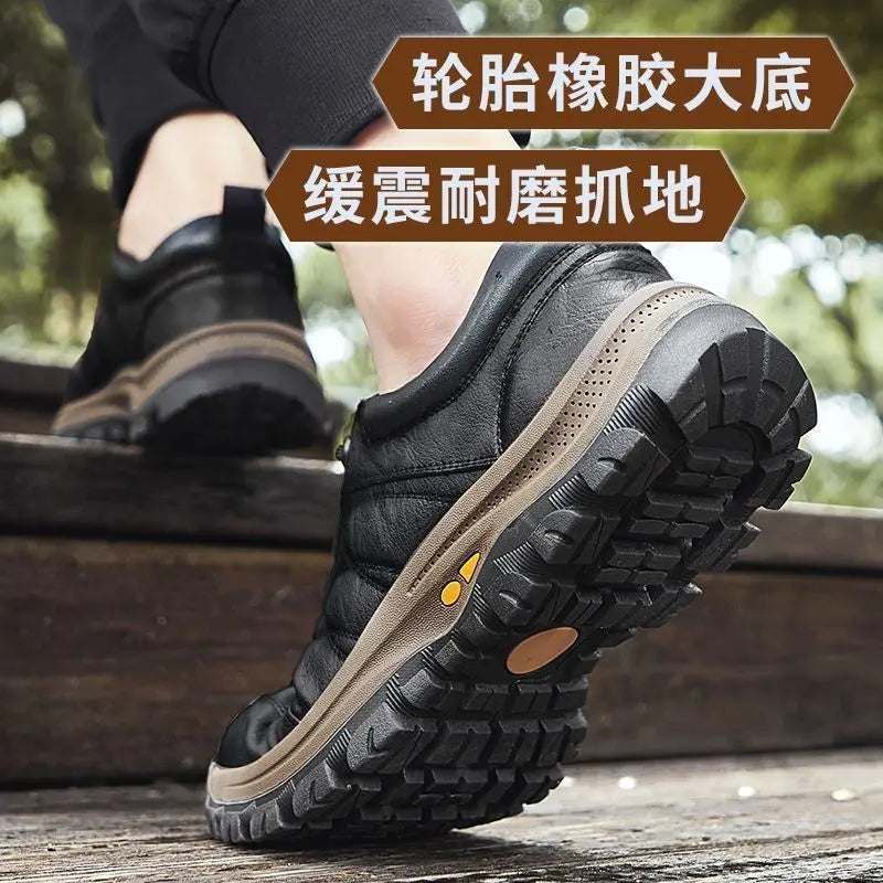 High Quality Waterproof Zapatillas Deportivas PU Upper Running Shoes Male Men Hiking Shoes Trainers Sneakers