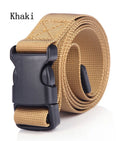 25mm Kids Canvas Belt Unisex for Boys Girls Lightweight Tactical Belt Quick Release Plastic Buckle Adjustable Children Waistband