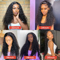 36 Inch Water Deep Wave Human Hair HD Lace Front Wigs Brazilian Virgin Human Hair Wigs Vendor Unprocessed Raw Weaves and Wigs