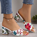 Big Size Thick Soled Sandals for Women's New Year High Heels Fish Mouth Women's  Soft Leather Height Increasing Sponge Shoes