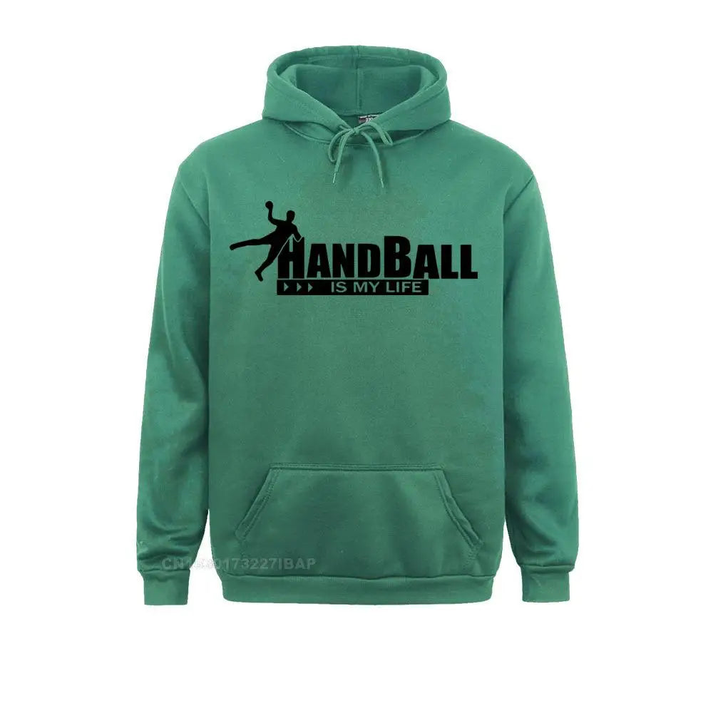 Men Handball Is My Life Creative Mens Harajuku Hoodies Sportswear Anime Casual Tshirt Camisetas Masculina
