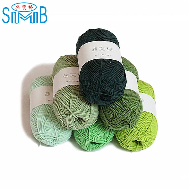 Factory Directly Supply 5ply Crochet Yarn Milk Cotton Acrylic Yarn for Baby Knitting Sweater Yarn