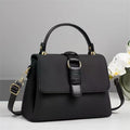 2025 Korean Style Ladies Fashion Large Capacity Women's Bag Solid Color Multifunctional Durable Foldable Zipper Chains