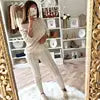 YP Women's Plus Size Casual Style S-334 Winter Thick Two-Piece Sweater and Pant Set 2 Piece Knitted Sweater Set