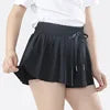 2 in 1 Tennis Skort Butterfly Skirt Girls Running Shorts Cheer Shorts Flowly Skirts Girls Tennis Dress With Inner Shorts