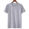Wholesale Men Women Simple Solid Color Round Neck Men's Summer Short Sleeve Cotton T-shirt Tees Tops Clothes T-shirt