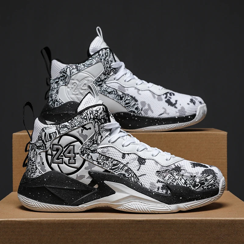Zapatos De Baloncesto De Calidad Fashionable Style Quality Sports Shoes Trainers High Top Popular Basketball Shoes