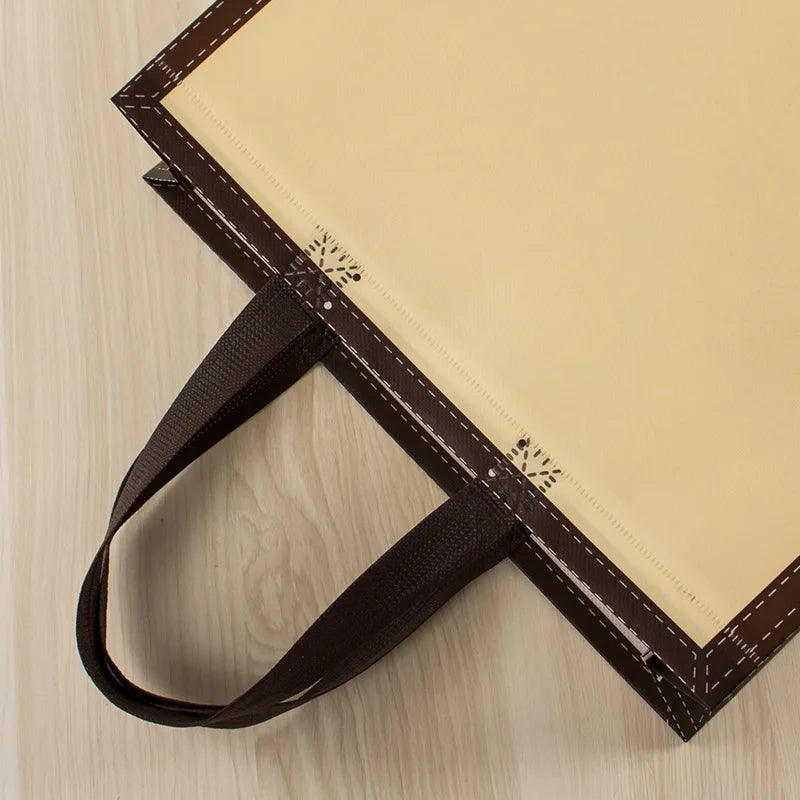 Manufacturer Wholesale Fashion Customizable Fabric Non Woven Heavy Duty Reusable Eco-Friendly Screen Printing Shopping Bag