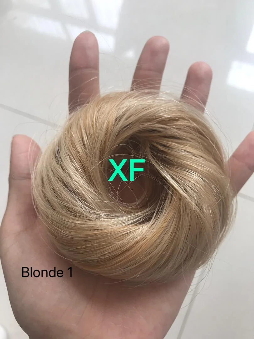 Large in Stock Fast Shipping 100% Human Remy Hair Scrunchies for Women