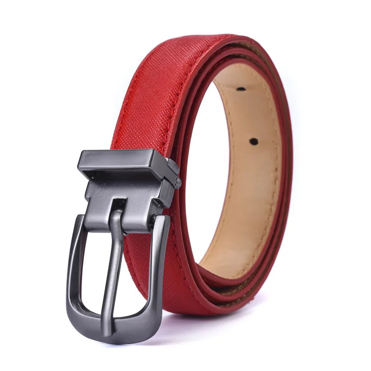 Fashion Children's Belts Boys Girls Luxury Designer Teenage Pin Buckle Belt High Quality Children Military Training Waist Belt