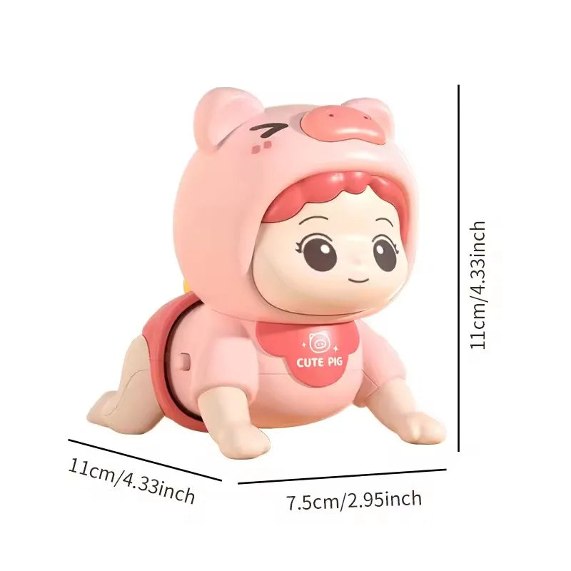 Baby Crawling Guide Toys Training Party up Crawling Baby Electric Learning to Climb Music Early Education Doll