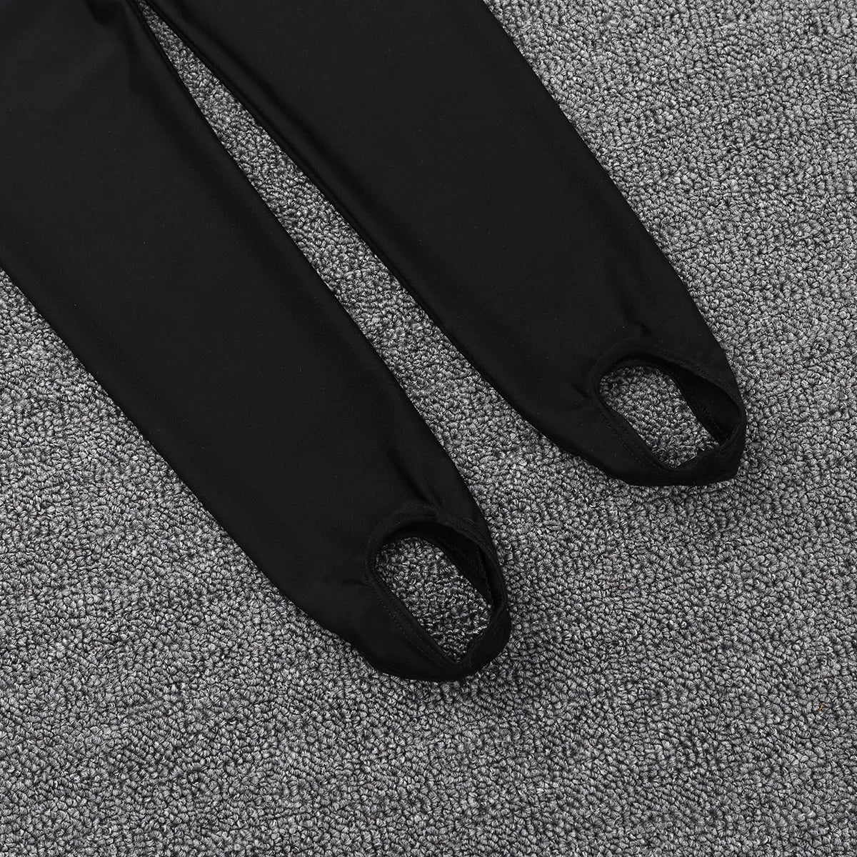 Kids Boys Girls Gymnastics Pants Tights Stirrup Pantyhose for Exercise Ballet Dance Yoga Skating Leggings Children's Dancewear