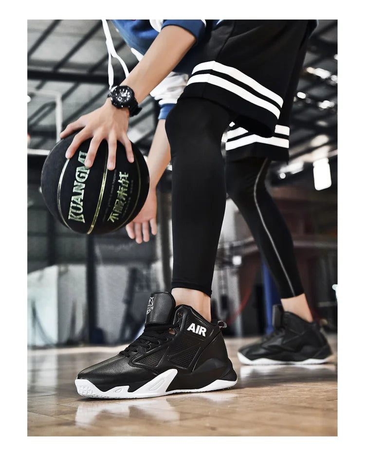 High Top Quality Men Casual Sneakers Retros Outdoor Rubber Trendy Breathable Men's Sports Basketball Shoes