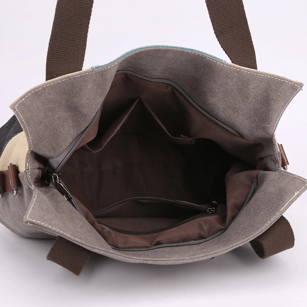 2023 New March L Arge Capacity Soild Style Canvas Single Shoulder Tote Bag Fashion and High Quality
