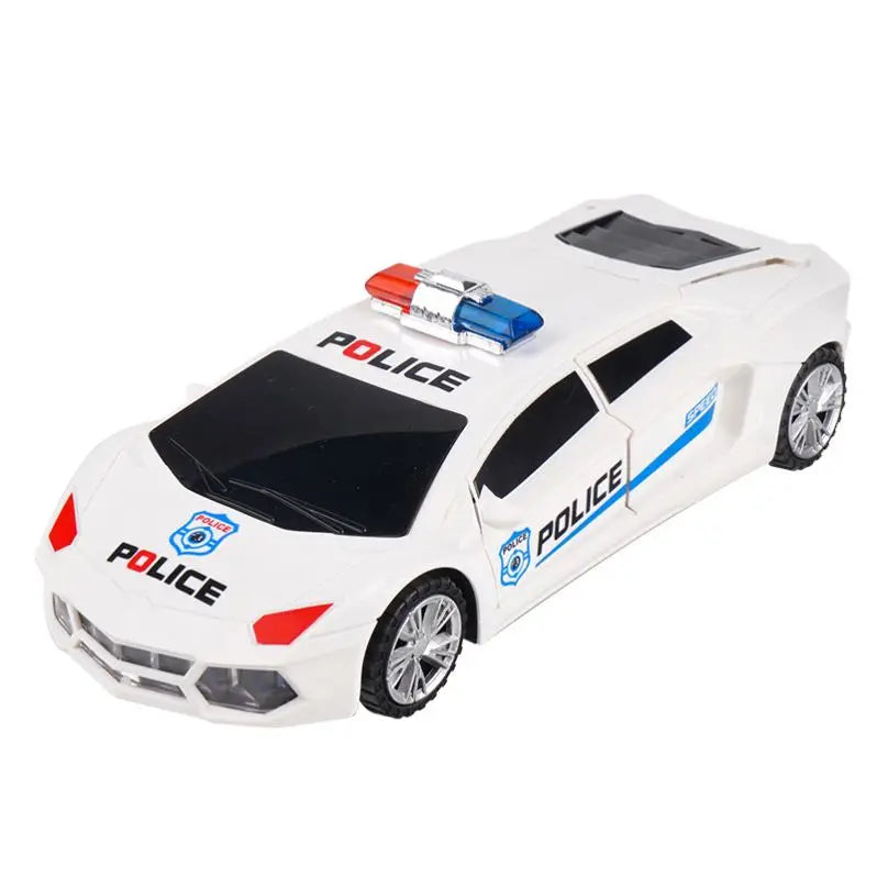 1-3 Children's Music Electric Rotary Universal Police Car Colorful Lights Toy Car