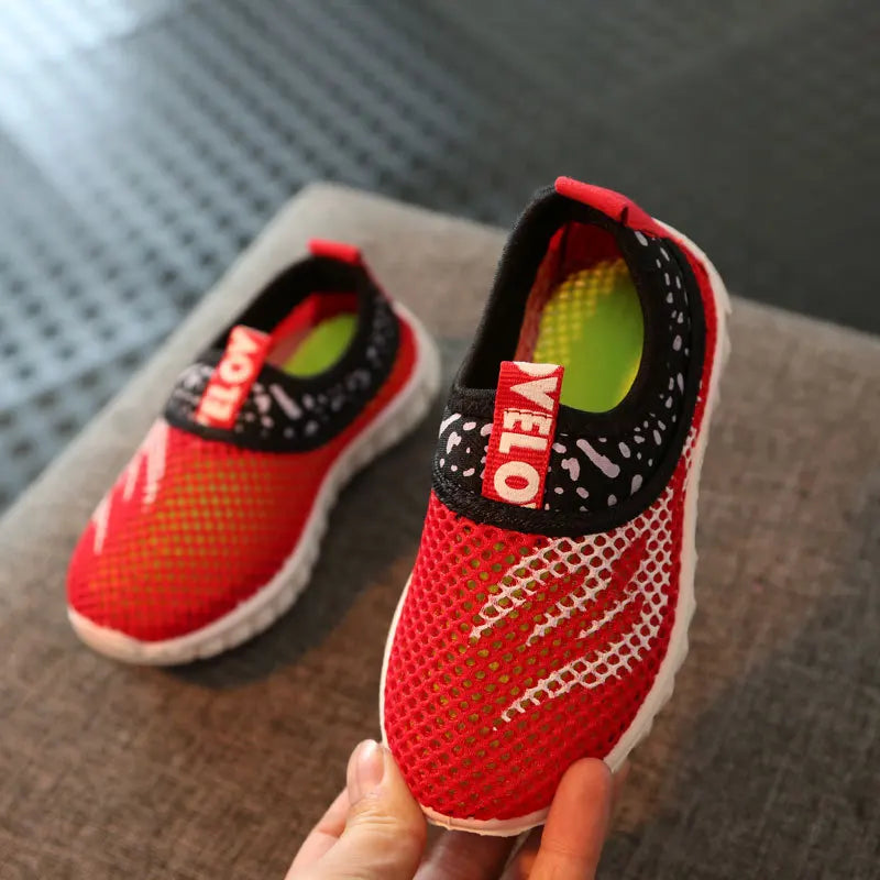 Kids Sport Shoes Lightweight Children Shoes for Girls Boys Breathable Mesh Infant Baby Sneakers  Size21-38