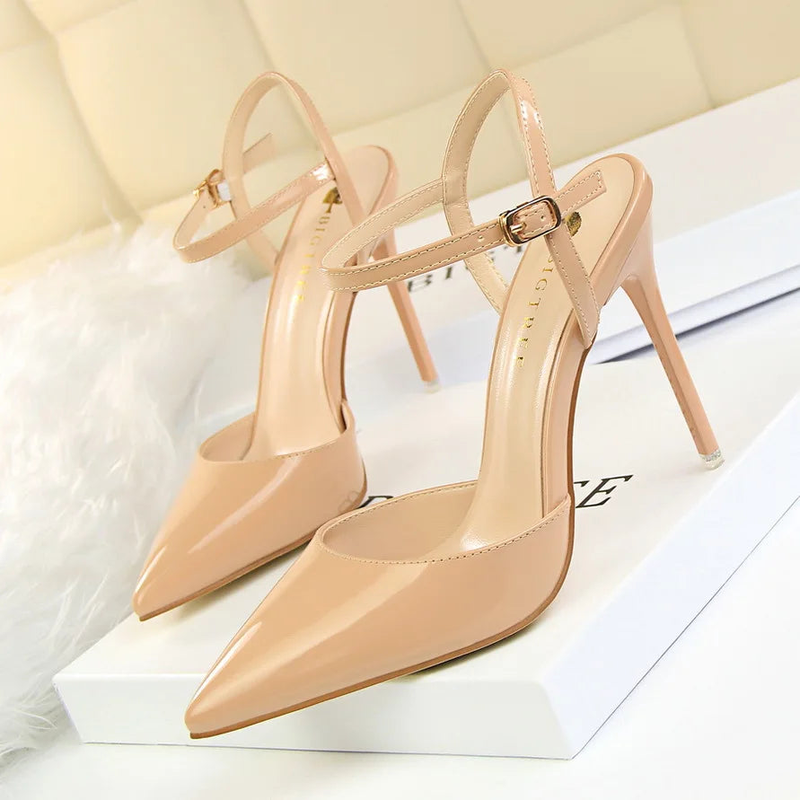 Tacchi a Spillo Sexy High Quality Pointed Toe Pumps Fashion Elegant Ladies High Heels Shoes for Women