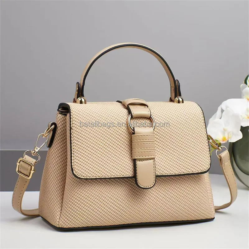 2025 Korean Style Ladies Fashion Large Capacity Women's Bag Solid Color Multifunctional Durable Foldable Zipper Chains