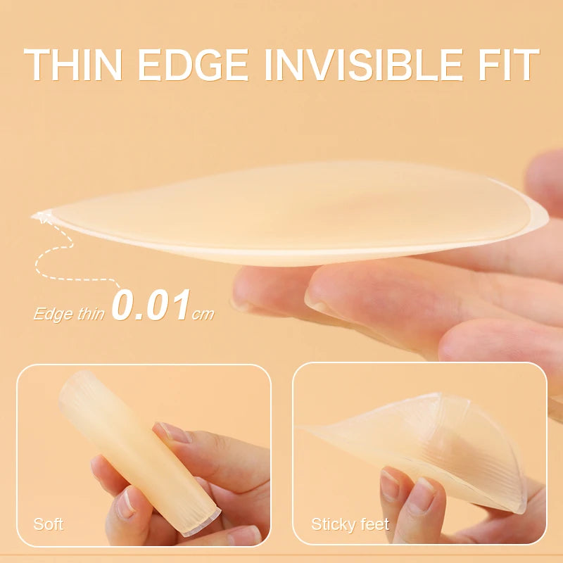 1 Pair Camel Toe Concealer for Women Anti Insert Camel Toe Reusable Invisible Self-Adhesive Silicone Pads Cover for Swimsuits