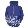 High Quality Hoodies Men Polynesian Tribal Design Red Oversized Hoodie Unisex Streetwear Hoodie