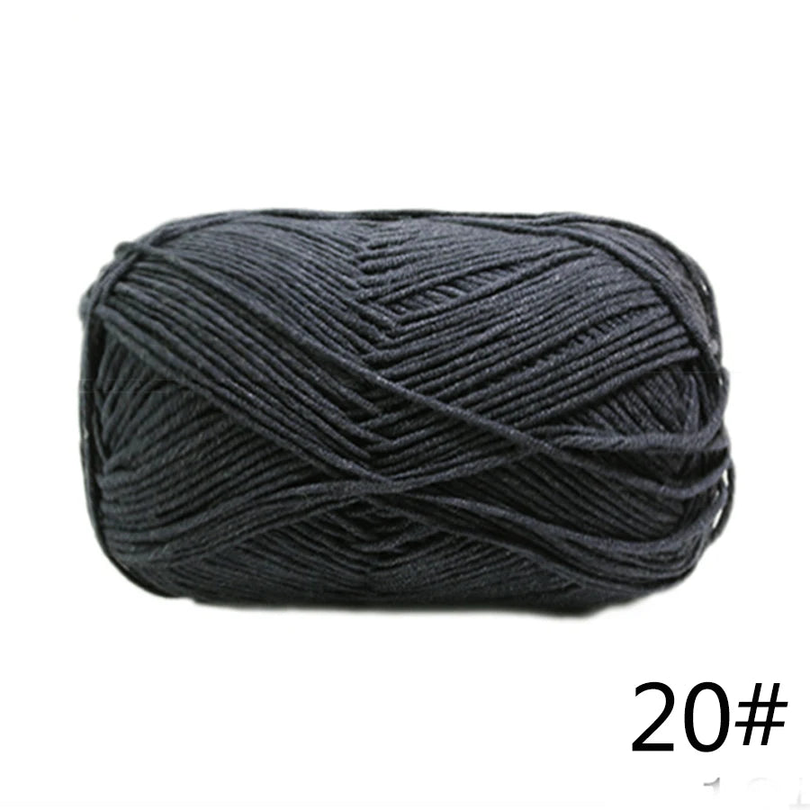 Factory Directly Supply 5ply Crochet Yarn Milk Cotton Acrylic Yarn for Baby Knitting Sweater Yarn