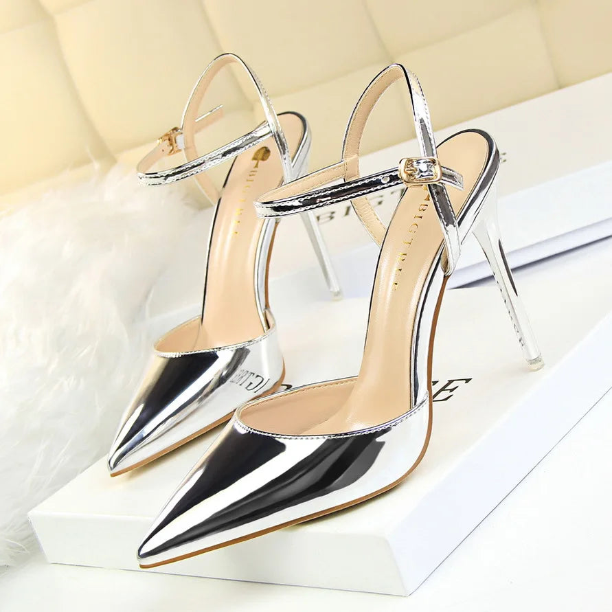 Tacchi a Spillo Sexy High Quality Pointed Toe Pumps Fashion Elegant Ladies High Heels Shoes for Women