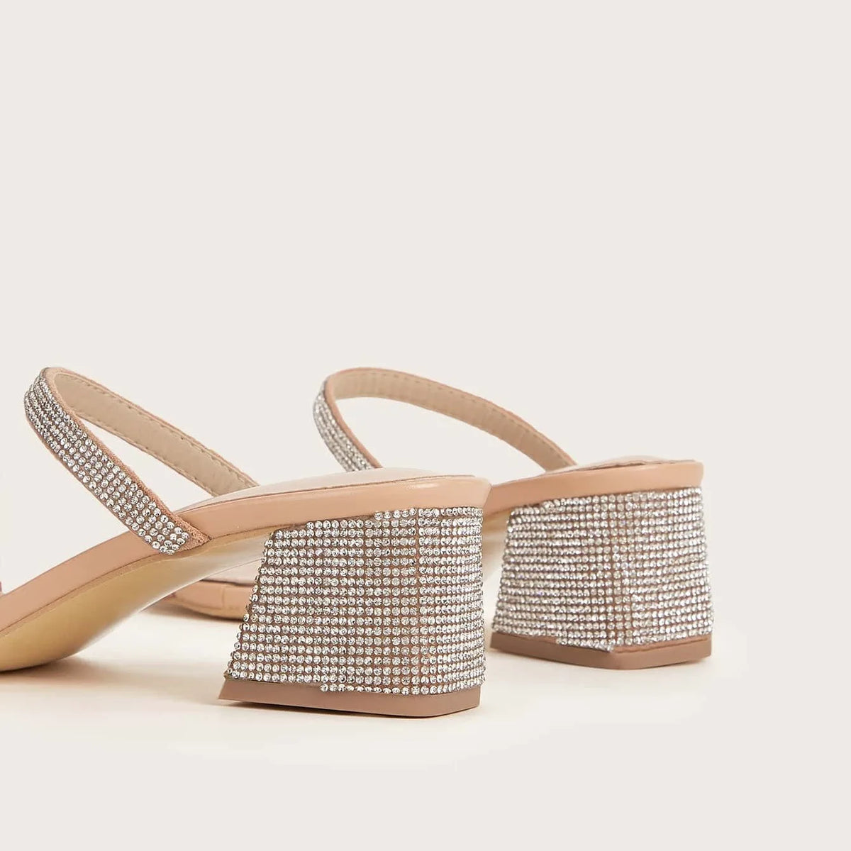 2021 Fashion Diamond Sandals and slippers Women Ladies Shoes Rhinestones Heel Shiny Sandals Women