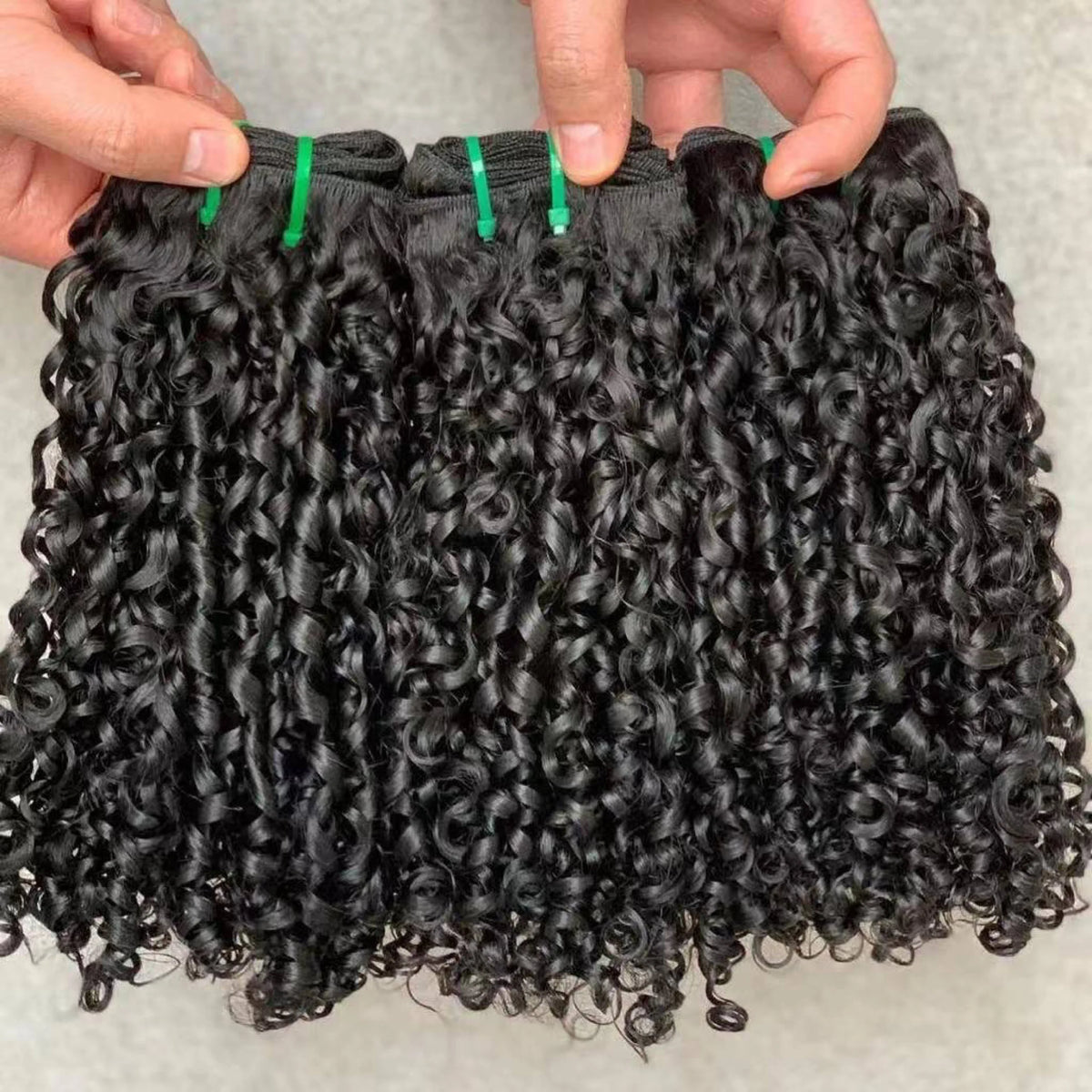 Natural Raw Human Hair 100% Cambodian Wavy Vietnamese Burmese Curly Hair Extensions Burmese Curly Indian Hair Bundle BouncyCurly