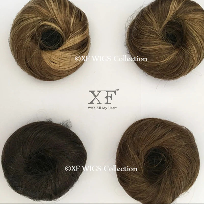 Large in Stock Fast Shipping 100% Human Remy Hair Scrunchies for Women