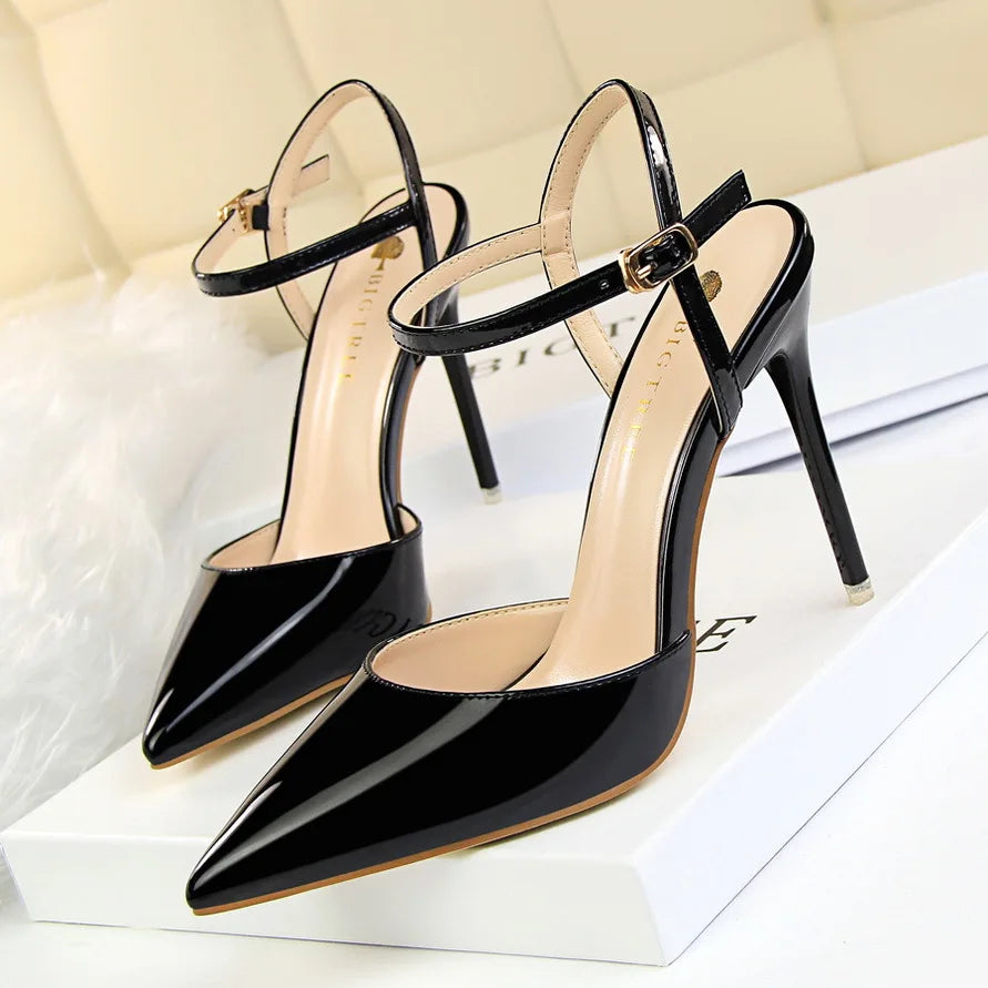Tacchi a Spillo Sexy High Quality Pointed Toe Pumps Fashion Elegant Ladies High Heels Shoes for Women