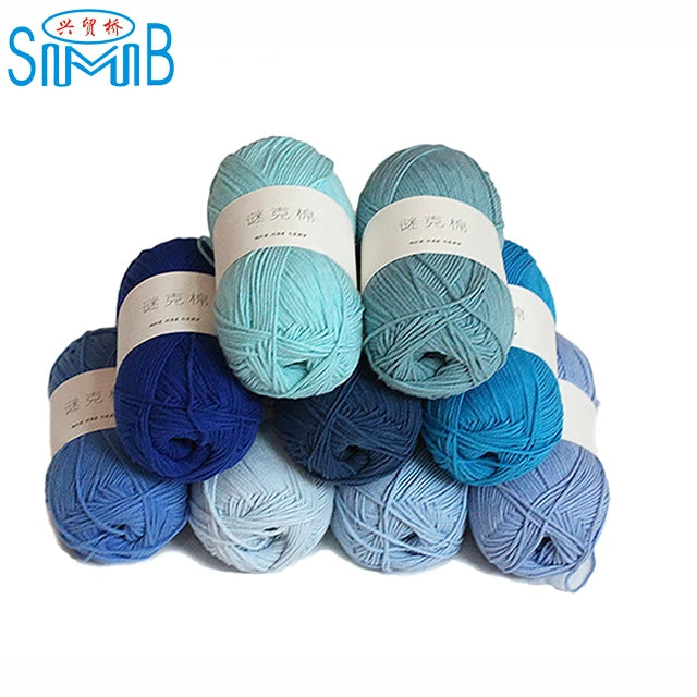 Factory Directly Supply 5ply Crochet Yarn Milk Cotton Acrylic Yarn for Baby Knitting Sweater Yarn