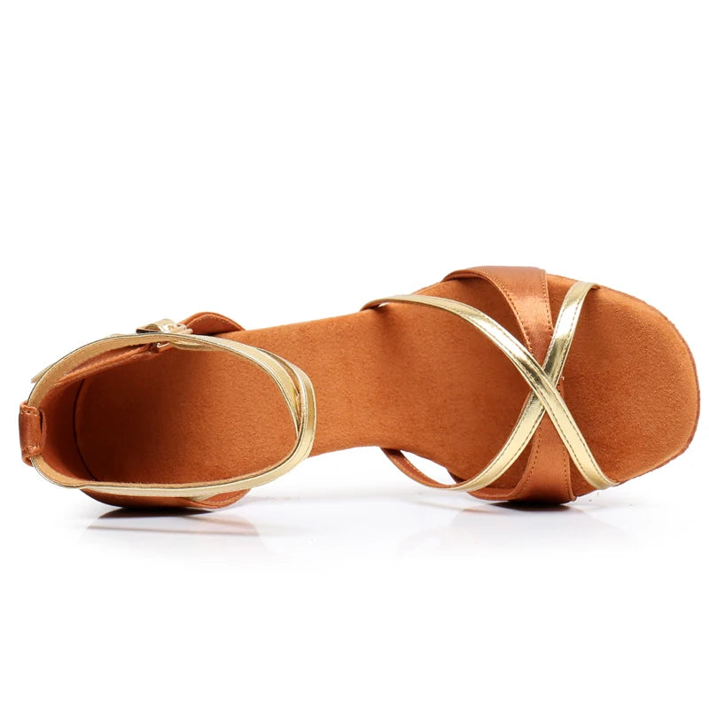 Dance Shoes Latin Ladies Salsa Dance Sandal Ladies Dancing Shoes Women High Heels