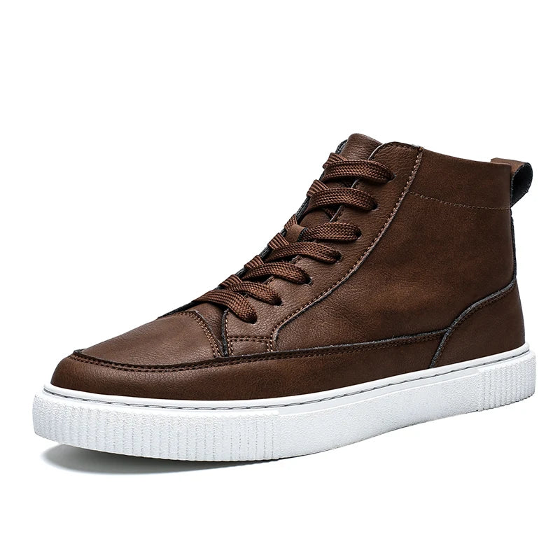 Winter Outdoor Casual Sports Boots High Top Men Sneakers Man Buckled Shoe Custom Sneakers Shoes for Men