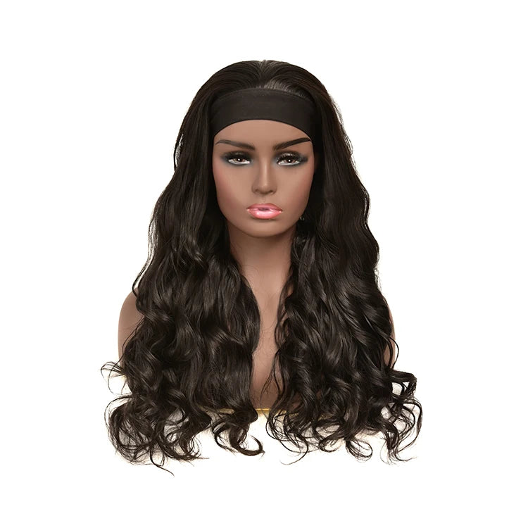 Black Bug 27# Wig Synthetic Heat Resistant Long Straight Middle Part Line Custom Cosplay Hair Wigs 28 Inches Party Hairpieces