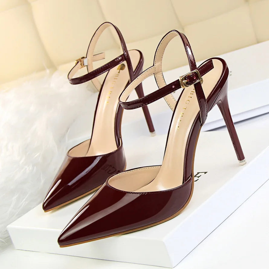 Tacchi a Spillo Sexy High Quality Pointed Toe Pumps Fashion Elegant Ladies High Heels Shoes for Women
