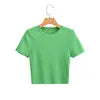 Europe and the United States Summer Women's New Knitted Short Sleeve T-shirt Sweater Tops