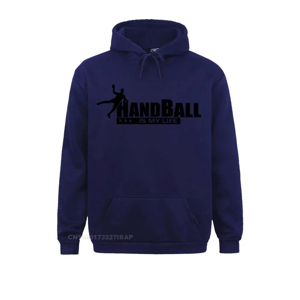 Men Handball Is My Life Creative Mens Harajuku Hoodies Sportswear Anime Casual Tshirt Camisetas Masculina