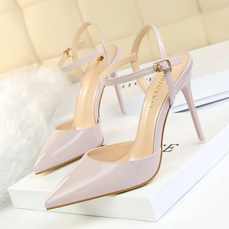Tacchi a Spillo Sexy High Quality Pointed Toe Pumps Fashion Elegant Ladies High Heels Shoes for Women