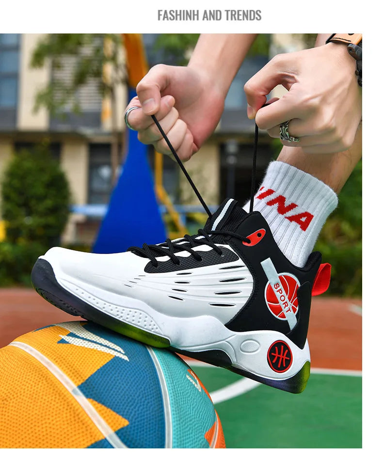 Wholesale Fast Delivery Breathable Men's Outdoor Casual Sports Running Athletic Basketball Shoes for Man