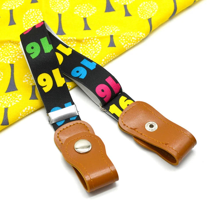 New Kids Buckle-Free Elastic Belt Waist No Buckle Stretch Belts Toddlers Adjustable Boys and Girl`s Belts for Jeans