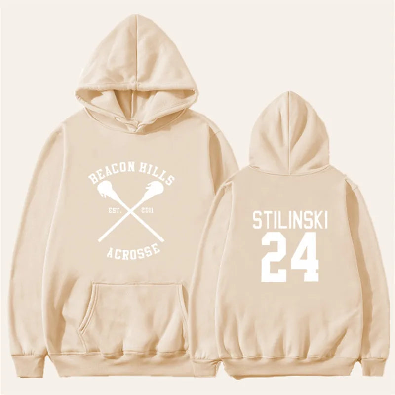 Teen Wolf Stiles Stilinski 24 Hoodies Sweatshirts Dunbar McCall Moletom Hoodie Sweatshirt Plus Size Harajuku Mens Jacket Clothes