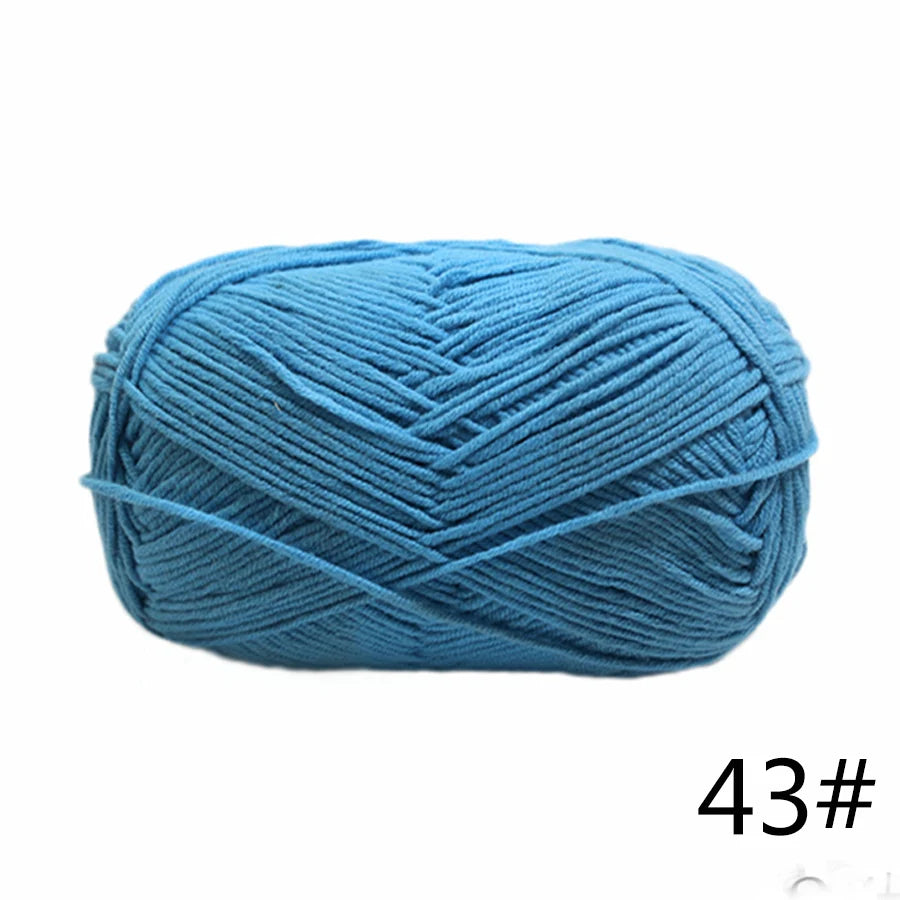 Factory Directly Supply 5ply Crochet Yarn Milk Cotton Acrylic Yarn for Baby Knitting Sweater Yarn