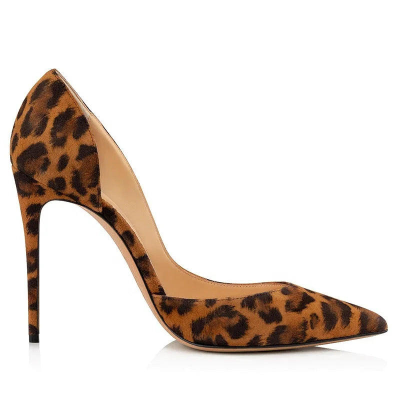 2025 New High Quality Women's Stiletto Heels Dress Shoes Fashionable Pumps Thin Heels Rubber Insole Slip-On Breathable for