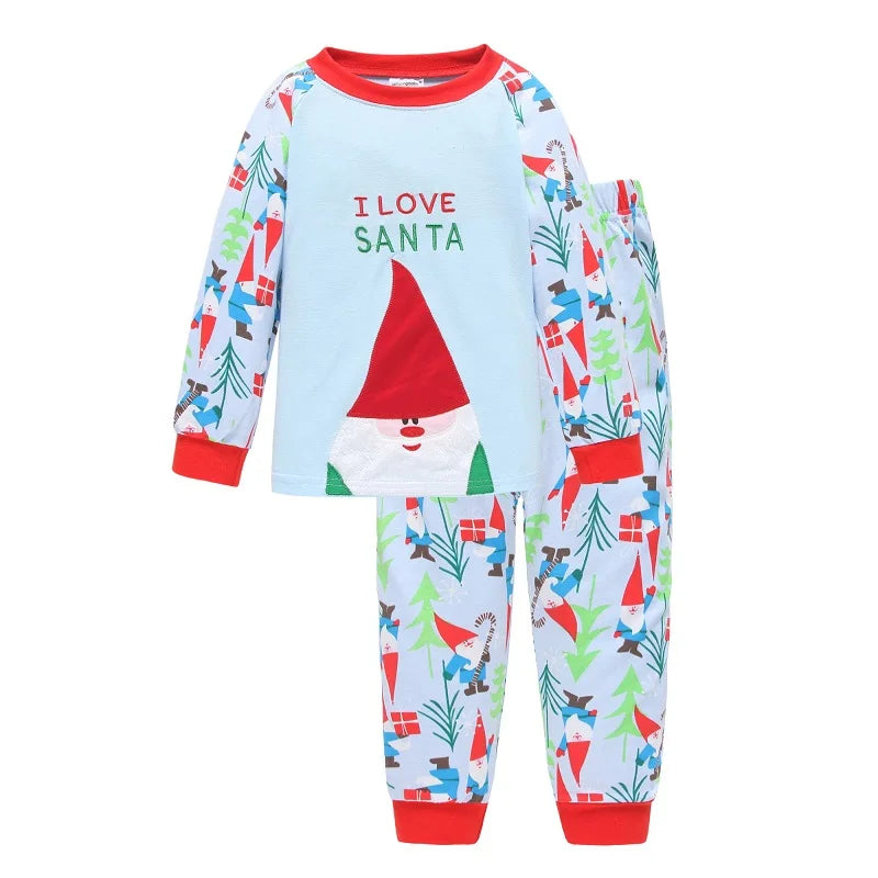 Excavator Children Pajamas Sets Kids Sleepwear Suit Sleeved T-Shirts Trousers Boy Clothes Pj's Infant Pijama Fashion Tops Pant