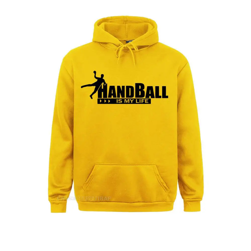 Men Handball Is My Life Creative Mens Harajuku Hoodies Sportswear Anime Casual Tshirt Camisetas Masculina