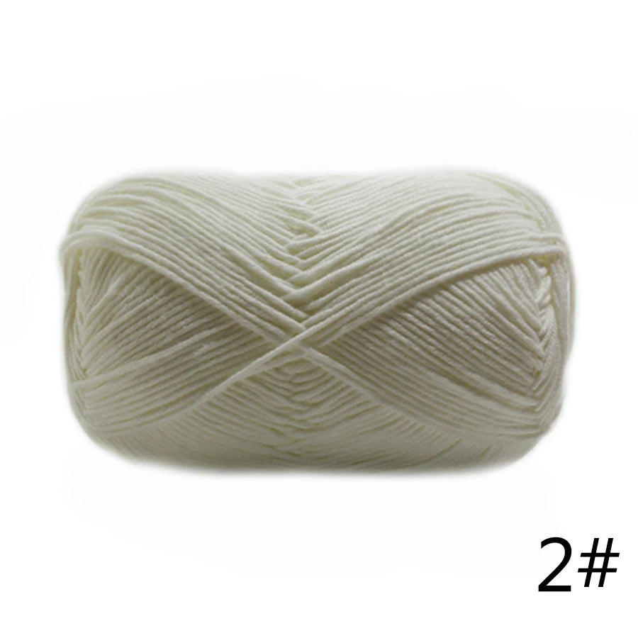 Factory Directly Supply 5ply Crochet Yarn Milk Cotton Acrylic Yarn for Baby Knitting Sweater Yarn