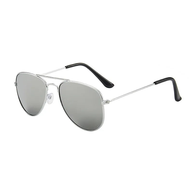 Sunglasses new fashion baby kids boy girl Pilot sunglasses metal frame goggles glasses for kids children sun glasses